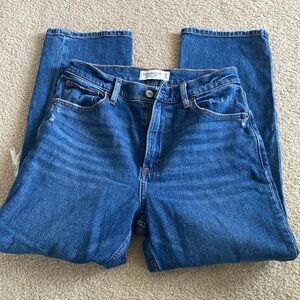 Abercrombie & Fitch The Ankle Straight Ultra High Rise Jeans Size 28 6S